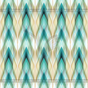 Seamless ikat ethnic pattern - vector clipart