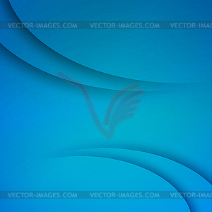 Blue Abstract background with curves lines - royalty-free vector clipart