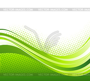 Abstract curved lines background. Template - vector clip art