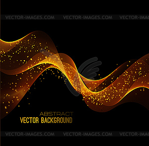 Abstract background blue blurred magic neon light - vector image