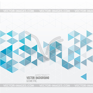 Abstract geometric background with triangle - vector clipart
