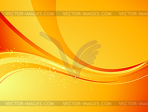 Abstract curved lines background. Template - royalty-free vector image