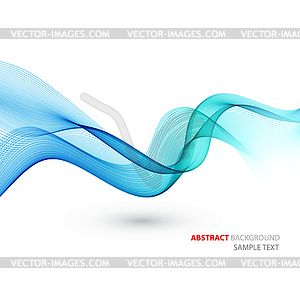 Abstract template background with wave - vector clip art
