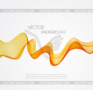 Abstract curved lines background. Template - vector EPS clipart