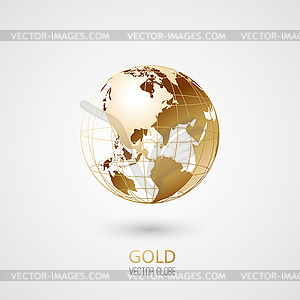 Golden Globe - vector image