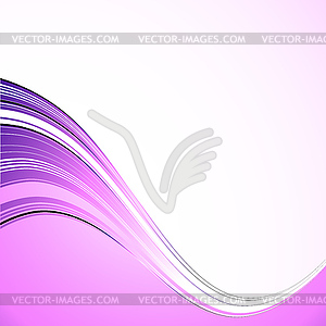 Abstract curved lines background. Template - vector EPS clipart