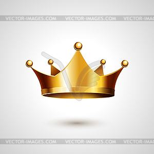 Gold Crown - vector EPS clipart
