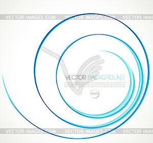 Abstract smoky waves background. Template brochure - stock vector clipart