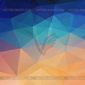 Abstract retro low poly background - vector image