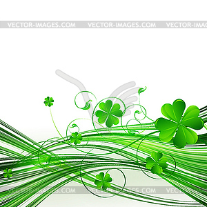 Happy Saint Patrick`s Day Background - vector clipart