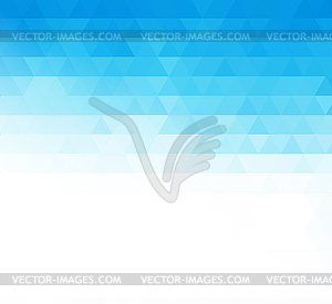 Abstract blue geometric technology background - vector image