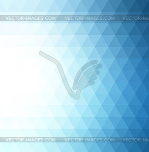 Abstract blue geometric technology background - vector image