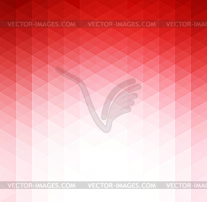 Abstract red geometric technology background - vector image