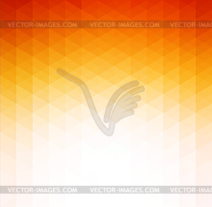 Abstract orange geometric technology background - vector clipart