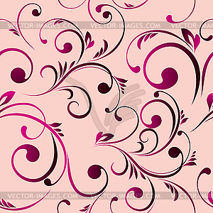 Floral seamless pattern - vector clip art