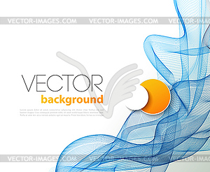 Abstract color lines background. Template brochure - vector image