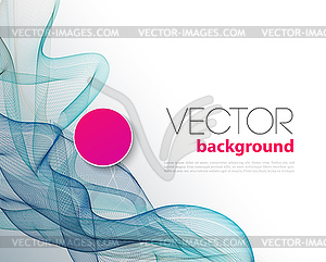 Abstract color lines background. Template brochure - vector image