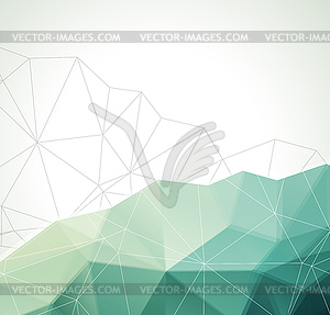 Abstract geometric background with triangle - vector EPS clipart