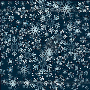 Christmas snowflakes background - vector clipart