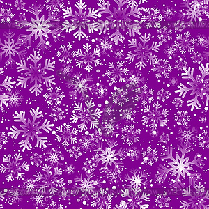 Christmas snowflakes background - vector image