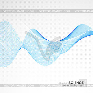 Абстрактный фон, футуристический волнистые - рисунок в векторном формате