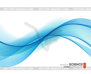 Abstract background, futuristic wavy - royalty-free vector clipart