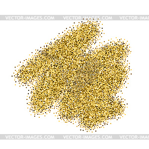 Gold glitter background - vector clipart