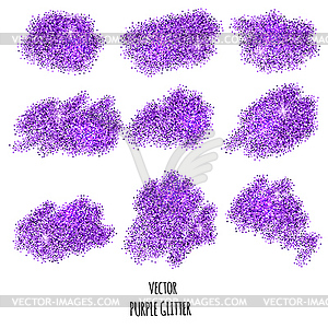 Purple glitter background - vector clipart