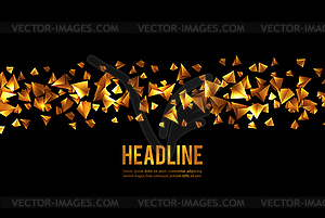 Wireframe polygonal background - vector clip art