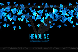 Wireframe polygonal background - vector clipart