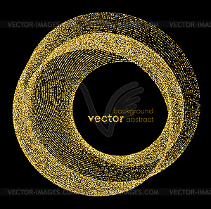 Gold glitter background - vector image