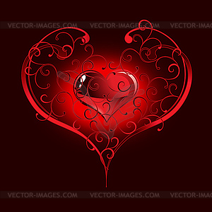 Valentines Day Greeting Cards - vector clipart