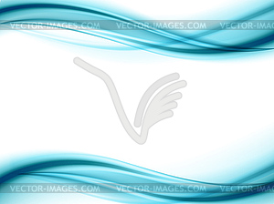 Abstract smooth wave motion - vector clipart