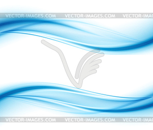 Abstract smooth wave motion - vector EPS clipart