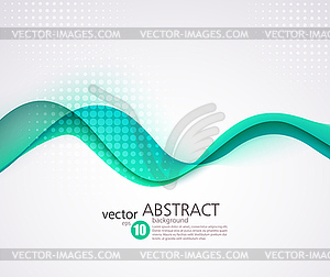 Abstract smooth wave motion - vector image