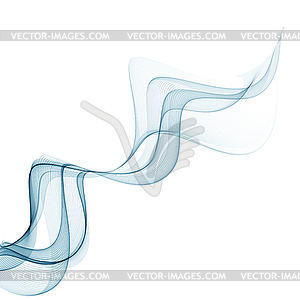 Абстрактный фон, синий волнистой - клипарт в векторном виде