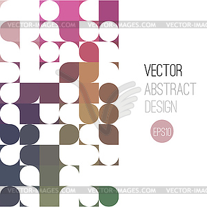 Bright abstract retro design. background - vector EPS clipart