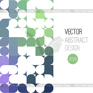 Bright abstract retro design. background - vector clipart