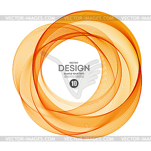 Abstract background, color ring - vector image