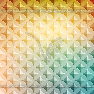 Vintage abstract circle pattern with decorative - vector clipart