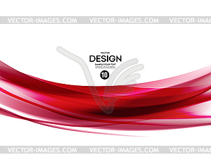 Abstract smooth wave motion - vector clipart / vector image