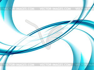 Abstract smooth wave motion - vector clipart