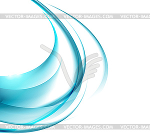 Abstract background, blue wavy - vector clip art