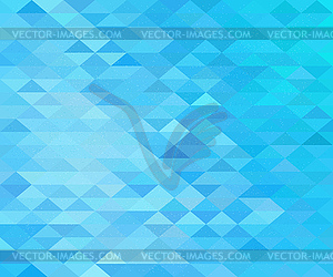 Abstract Blue Triangle Background - vector clipart