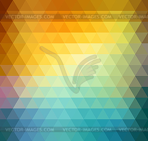 Abstract geometric background with orange, blue - vector clipart