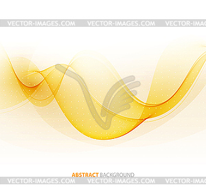 Abstract color wave design element - color vector clipart