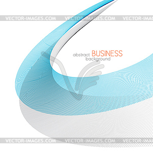 Abstract color wave design element - vector image