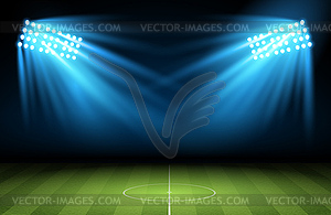 Football arena - vector image