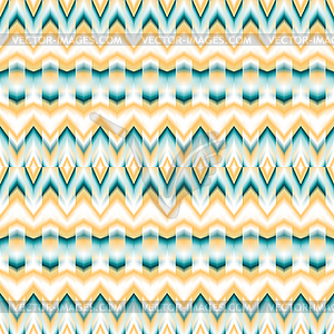 Seamless ikat ethnic pattern - vector image