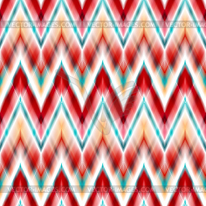 Seamless ikat ethnic pattern - vector clip art